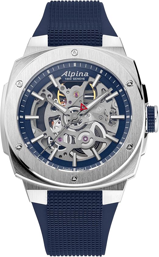 Alpina Reloj Alpiner Skeleton Automático Azul AL-520NSKT3AE6