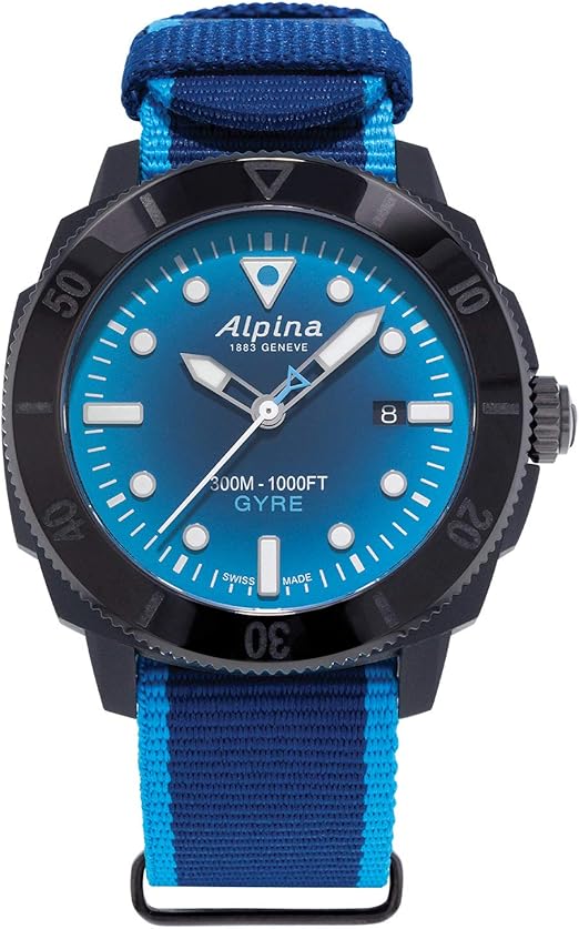 Alpina Seastrong Diver Gyre Edición Limitada RPET Automático Suizo