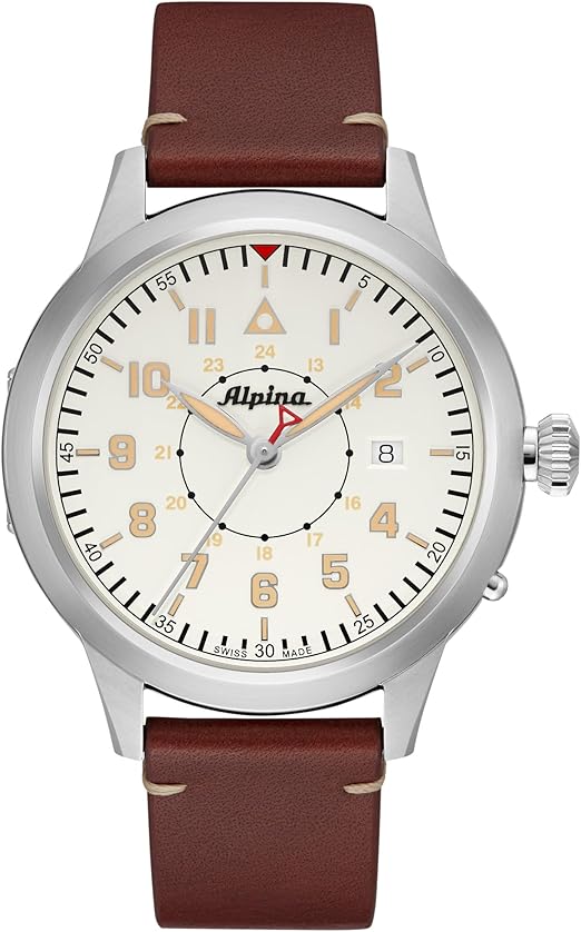 Alpina Startimer Reloj Automático Acero Correa Cuero 2026