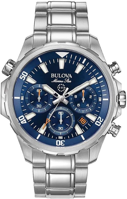 Reloj Bulova Marine Star Cronógrafo Acero Inoxidable 100M