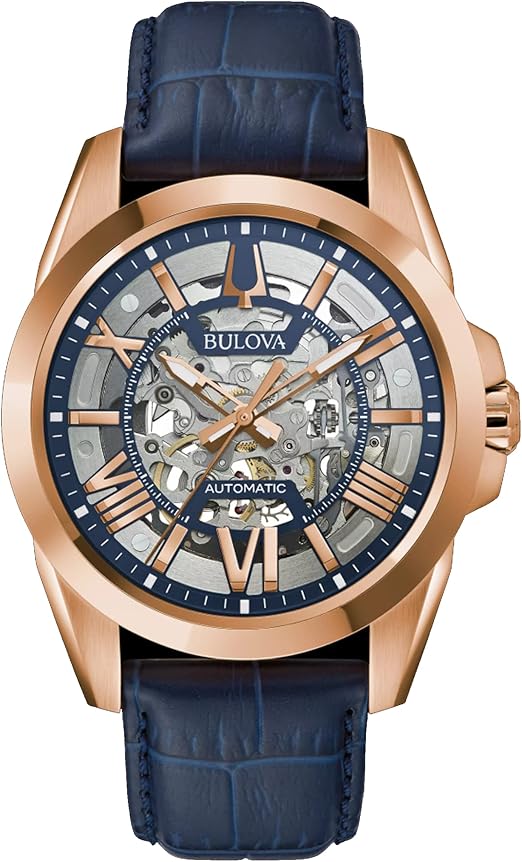 Reloj Bulova Sutton Automático Hombre 3 Manecillas 21 Joyas