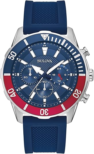Bulova Reloj Cronógrafo Deportivo Hombre 6 Manos Cuarzo 100M