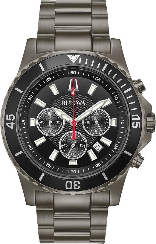 Bulova Reloj Cuarzo Cronógrafo Acero Inoxidable Hombre