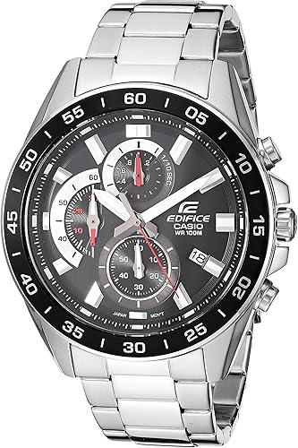 Casio EFV-550D-1AVUDF Edifice Reloj Analógico Cuarzo Plata Negro