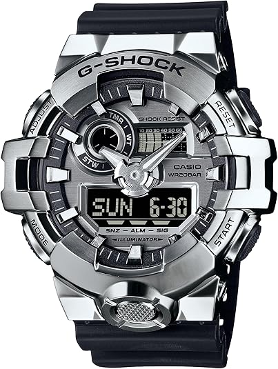 G-Shock GM700-1A Reloj Analógico Digital Acero Plata Hombre