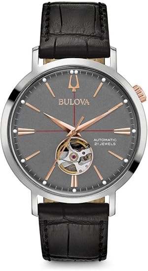 Reloj Bulova Aerojet automático hombre 3 manecillas 41mm