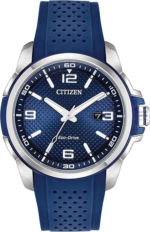Reloj Citizen Eco-Drive Weekender Hombre Acero Correa Azul